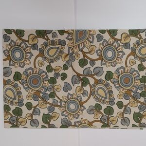 Pottery Barn Abstract Floral Table Runner 18 x 108"